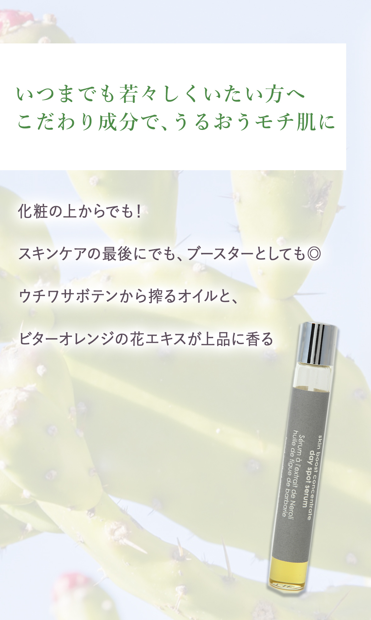 ウチワサボテンオイル デイスポットセラム